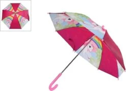 Unicorn Paraplu Unicorn Meisjes 70 Cm Polyester Roze