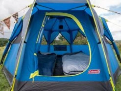 Coleman OctaGo Tent - Festival - 3-Persoons - Blauw/lime -Buiten Kampeer Aanbieding 1200x900 10