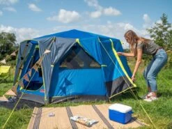 Coleman OctaGo Tent - Festival - 3-Persoons - Blauw/lime -Buiten Kampeer Aanbieding 1200x900 9