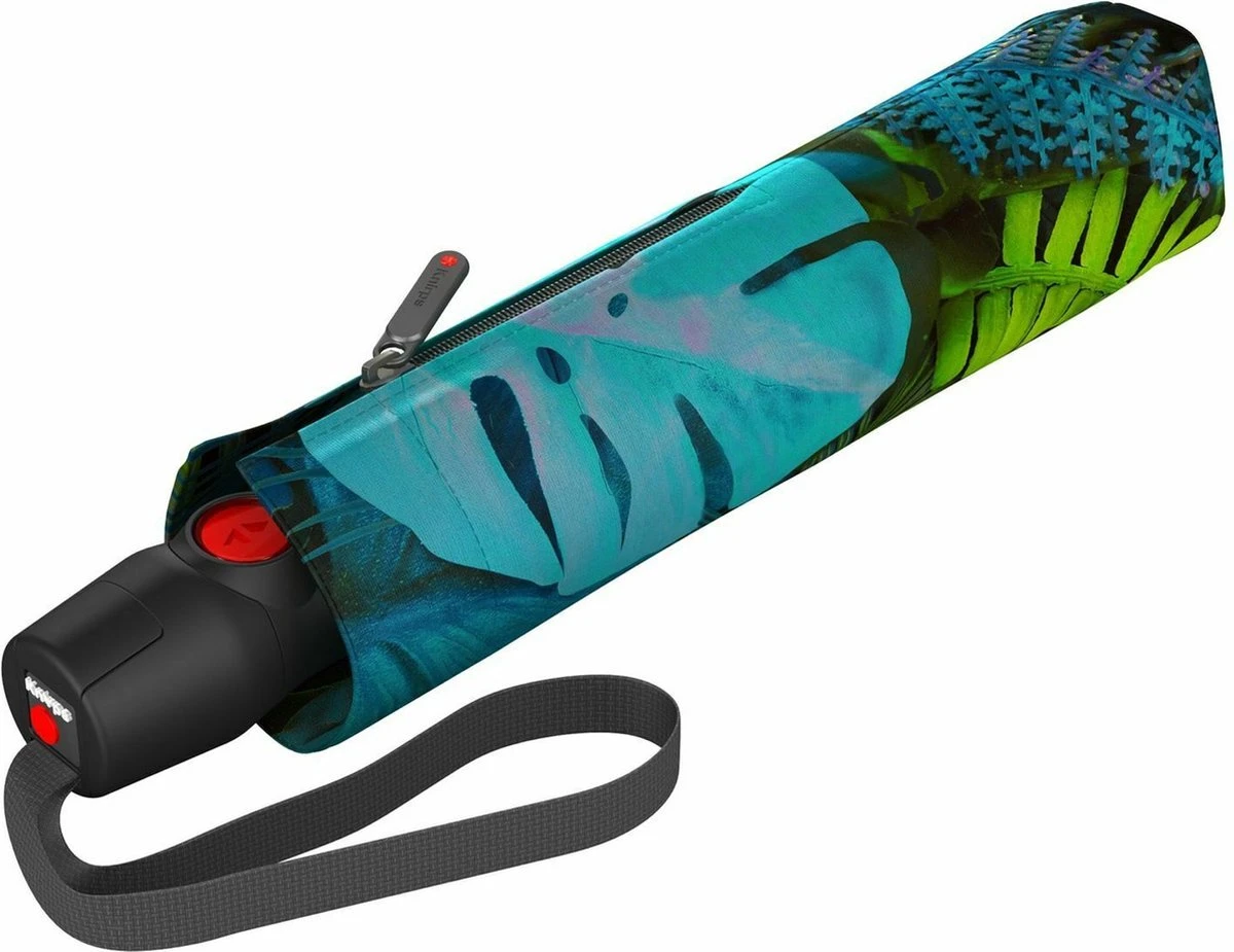 Knirps T-200 Duomatic Opvouwbare Paraplu M - Utopia Indigo 2 Knirps T-200 Duomatic Opvouwbare Paraplu M - Utopia Indigo - Afbeelding 2