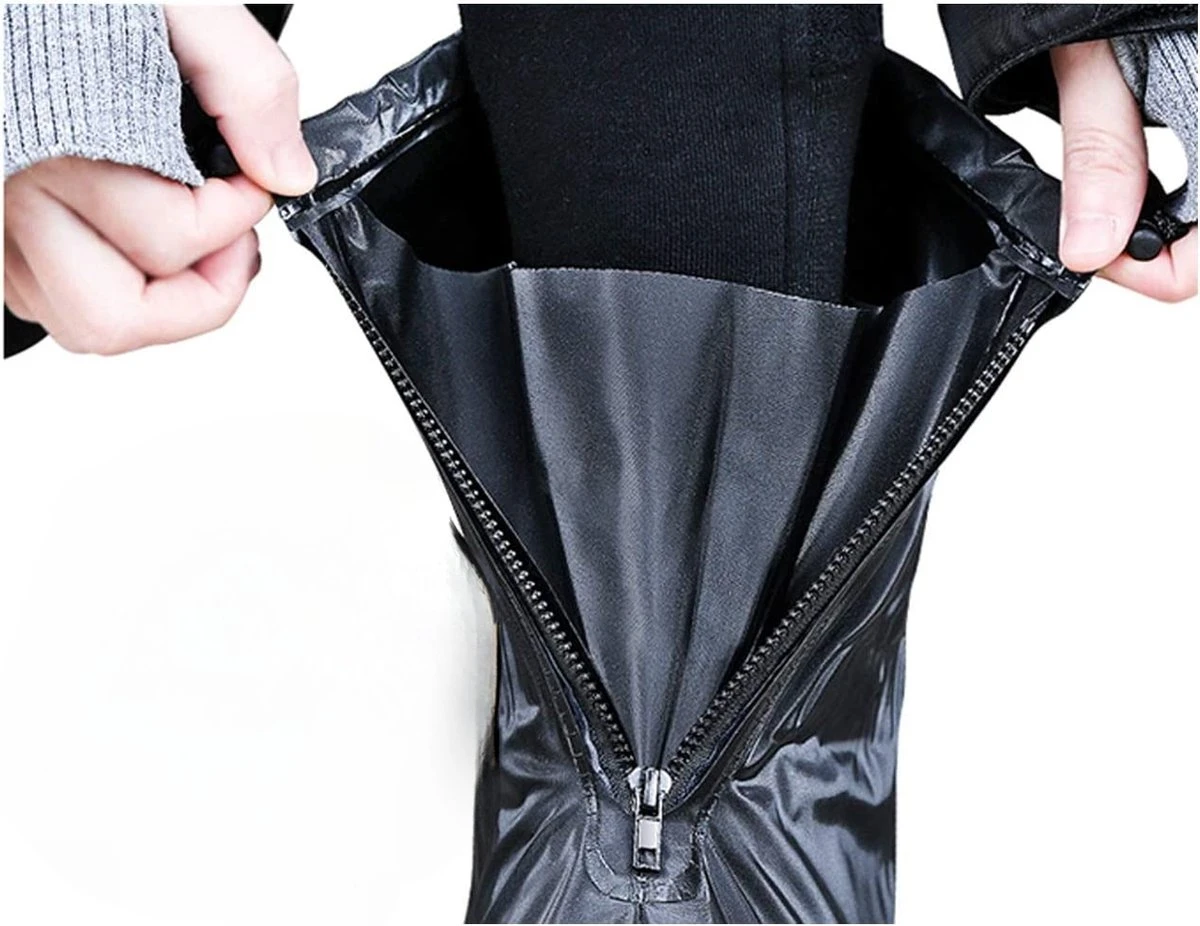 EASTWALL Cover Pro Schoenhoezen - Schoenovertrek Herbruikbaar - Bescherm Je Schoenen Tegen Water, Modder En Sneeuw - Universele Waterdichte Overschoenen - Schoenbeschermers - Anti-slip - Trekkoord Afsluiting - Zwart - Maat 43-44 2 EASTWALL Cover Pro Schoenhoezen - Schoenovertrek Herbruikbaar - Bescherm Je Schoenen Tegen Water, Modder En Sneeuw - Universele Waterdichte Overschoenen - Schoenbeschermers - Anti-slip - Trekkoord Afsluiting - Zwart - Maat 43-44 - Afbeelding 2