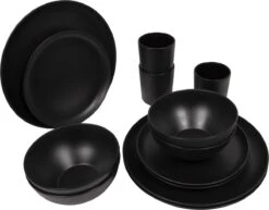 Bo-Camp Industrial - Servies - Orville - Campingbord - 16-delig - Mat Zwart 13 Bo-Camp Industrial - Servies - Orville - Campingbord - 16-delig - Mat Zwart -Buiten Kampeer Aanbieding 1200x938 4