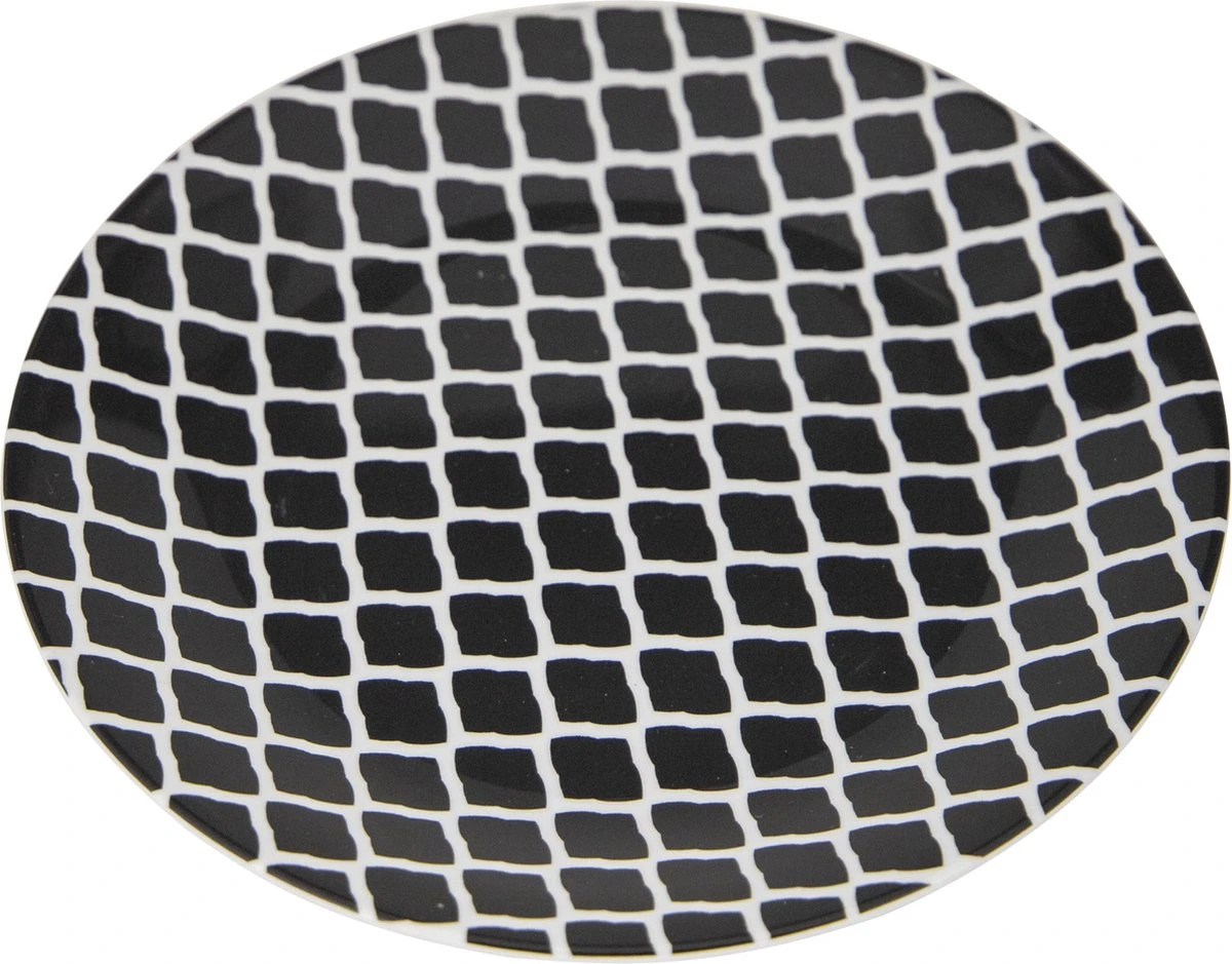 Bo-Camp Servies - Mix & Match - 16 Delig - Zwart/Wit 13 Bo-Camp Servies - Mix & Match - 16 Delig - Zwart/Wit - Afbeelding 13