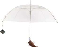 4 Stuks Paraplu Transparant Plastic Paraplu's 100 Cm - Doorzichtige Paraplu - Trouwparaplu - Bruidsparaplu - Stijlvol - Bruiloft - Trouwen - Fashionable - Trouwparaplu -Buiten Kampeer Aanbieding 1200x959 1