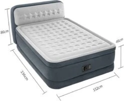 Intex 64448 - Queen Deluxe Ultra-Plush Zelfopblazend 2-persoons Luchtbed Met Hoofdboord (203x152x46cm) 22 Intex 64448 - Queen Deluxe Ultra-Plush Zelfopblazend 2-persoons Luchtbed Met Hoofdboord (203x152x46cm) -Buiten Kampeer Aanbieding 1200x972 3