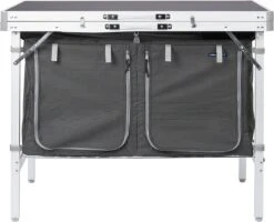 Campart Campingkeuken KI-0757 – Complete Keuken En Campingkast – Opvouwbaar En Inclusief Draagtas - Grijs -Buiten Kampeer Aanbieding 1200x973 1