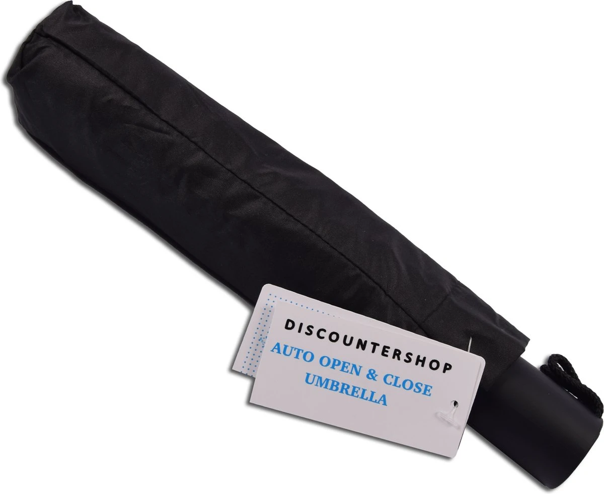 Automatische Stormparaplu - Paraplu – Automatisch, Opvouwbaar & Windproof Tot 70 - 80 Km P/u - Ø 95 Cm - 7 Panelen - Dubbele Laag - Zwart 3 Automatische Stormparaplu - Paraplu – Automatisch, Opvouwbaar & Windproof Tot 70 - 80 Km P/u - Ø 95 Cm - 7 Panelen - Dubbele Laag - Zwart - Afbeelding 3