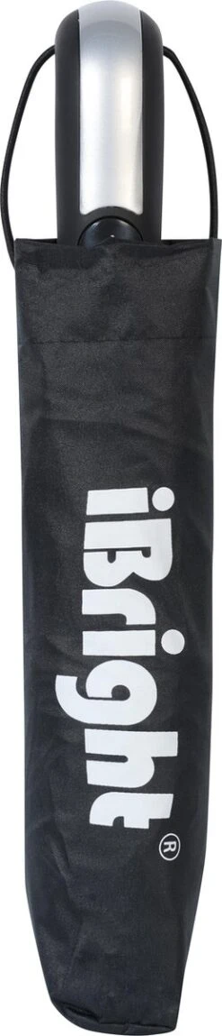 IBright Storm Paraplu - Paraplu - Extra Sterk - Opvouwbaar - Automatisch Uitklapbaar - Ø 105 - Inclusief Beschermhoes -Buiten Kampeer Aanbieding 258x1200