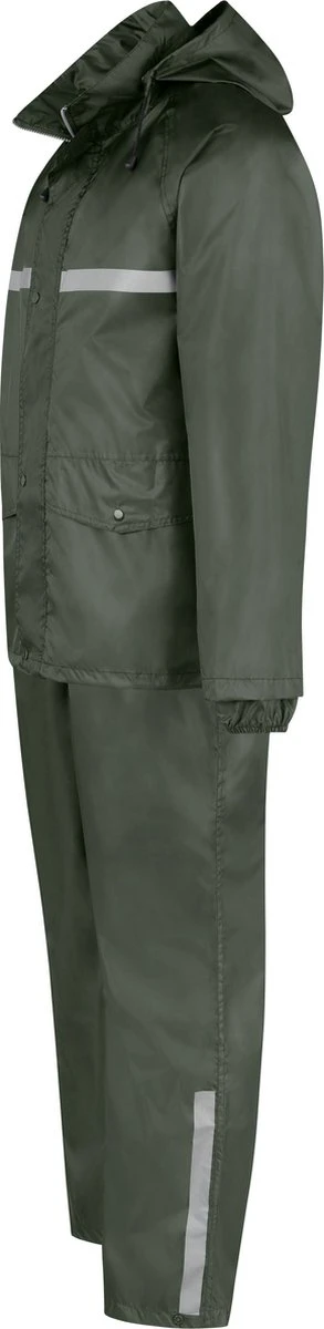 BJØRNSON Dusch Regenpak Dames & Heren - Waterdicht - Maat L - Olijfgroen 10 BJØRNSON Dusch Regenpak Dames & Heren - Waterdicht - Maat L - Olijfgroen - Afbeelding 10