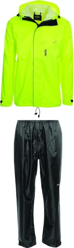 AGU Passat Regenpak Essential - Fluo Geel - XL - Dames & Heren - Waterdicht -Buiten Kampeer Aanbieding 358x1200 1
