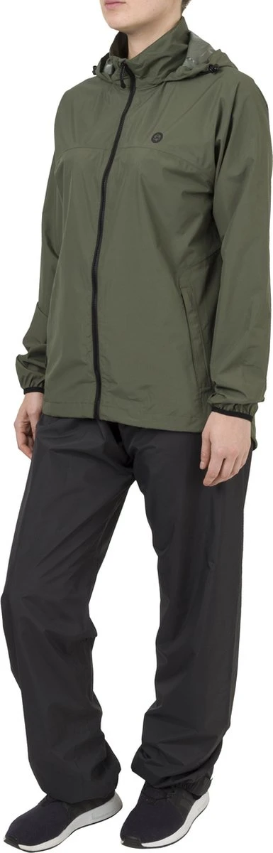 AGU GO Regenpak Essential Dames & Heren - Groen - M - Waterdicht & Ademend 10 AGU GO Regenpak Essential Dames & Heren - Groen - M - Waterdicht & Ademend - Afbeelding 10