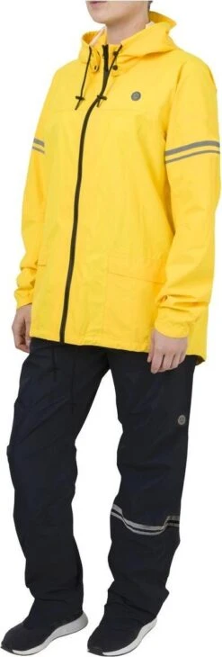 AGU Original Regenpak Essential - Geel/Zwart - L - Dames & Heren - Waterdicht & Ademend -Buiten Kampeer Aanbieding 406x1200 5