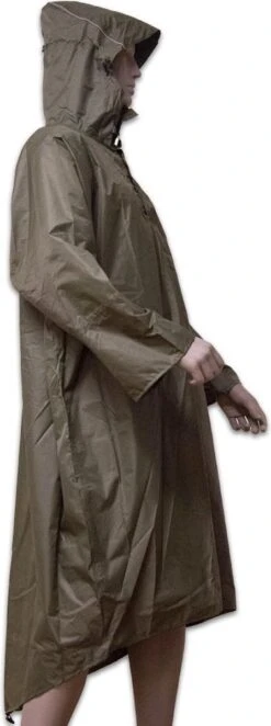 LOWLAND OUTDOOR® Wandelponcho - 100% Waterdicht (10.000mm) - Ademend (8.000g/M²) PFAS Vrij! Medium -Buiten Kampeer Aanbieding 448x1200 2