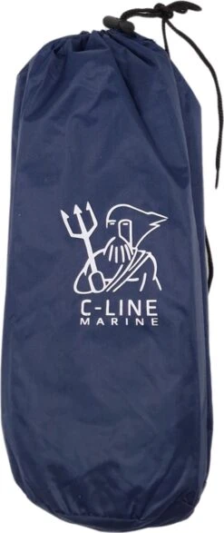 C-Line Poncho Scootmobiel - Blauw - Reflecterend -Buiten Kampeer Aanbieding 505x1200