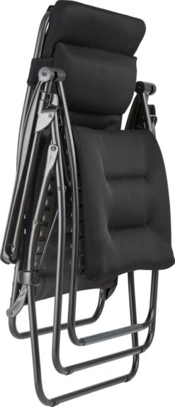 Lafuma RSX XL Clip Air Comfort - Relaxstoel - Verstelbaar - Inklapbaar - Zero Gravity - Acier -Buiten Kampeer Aanbieding 516x1200