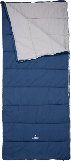 NOMAD® Brisbane Slaapzak | 205x80cm Blauw | Lichtgewicht & Kwalitatief | Dekenmodel Slaapzak | Incl Hoes