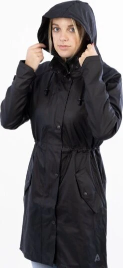 Ralka Regenjas Dames - Mizzle - Zwart - Maat 38 -Buiten Kampeer Aanbieding 553x1200 2