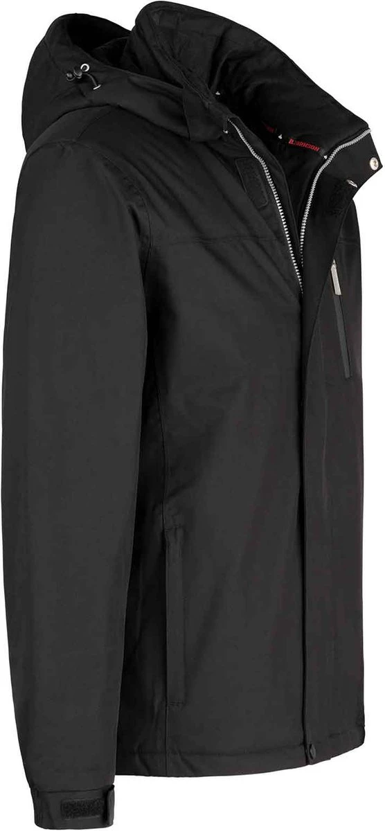 BJØRNSON Kick Regenjas / Winterjas Heren - Waterdicht - Maat L - Zwart 3 BJØRNSON Kick Regenjas / Winterjas Heren - Waterdicht - Maat L - Zwart - Afbeelding 3