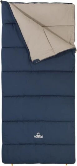 NOMAD® Brisbane Slaapzak | 205x80cm Blauw | Lichtgewicht & Kwalitatief | Dekenmodel Slaapzak | Incl Hoes -Buiten Kampeer Aanbieding 559x1200