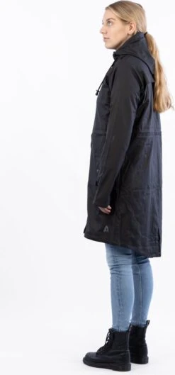 Ralka Regenjas Dames - Mizzle - Zwart - Maat 38 -Buiten Kampeer Aanbieding 560x1200 1