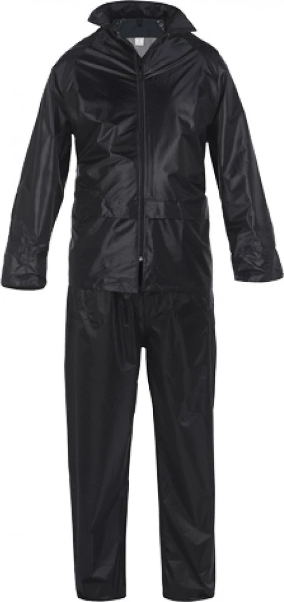 Merkloos Regenpak - Donkerblauw XL 2 Merkloos Regenpak - Donkerblauw XL - Afbeelding 2