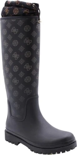 Guess Reisa Regenlaarzen - Rubber Laarzen - Dames - Bruin - Maat 38 -Buiten Kampeer Aanbieding 597x1200 1