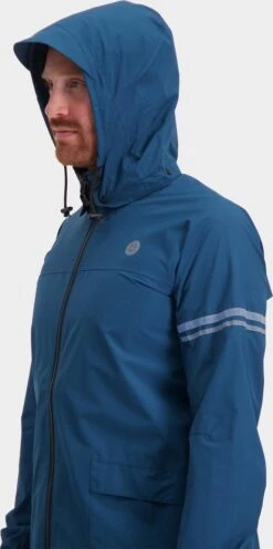 AGU Original Regenpak Essential - Blauw - XL - Dames & Heren - Waterdicht & Ademend -Buiten Kampeer Aanbieding 597x1200 4