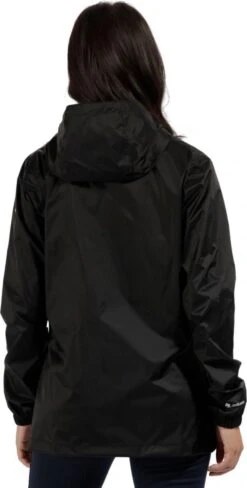 Regatta Pack-It II Regenjas - Maat 44 - Vrouwen - Zwart -Buiten Kampeer Aanbieding 607x1200 1