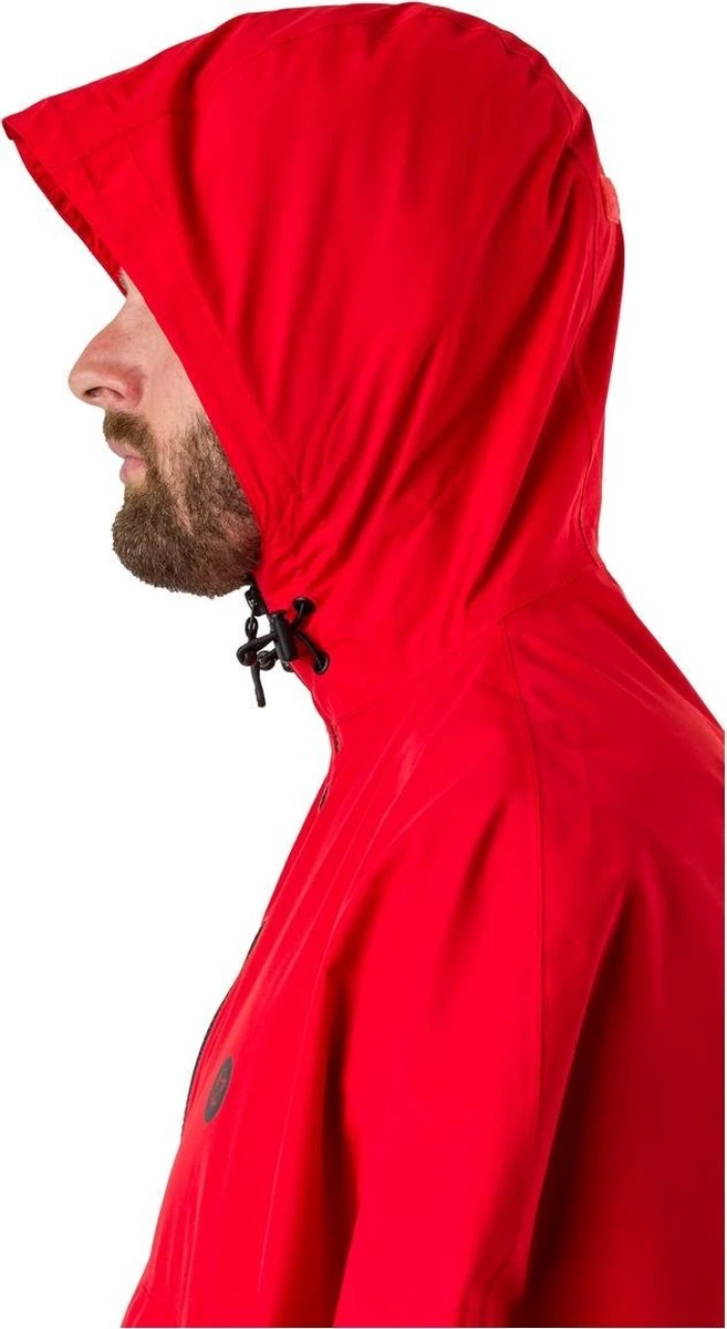 Agu Regen Poncho Grant Essential Rood One Size 6 Agu Regen Poncho Grant Essential Rood One Size - Afbeelding 6
