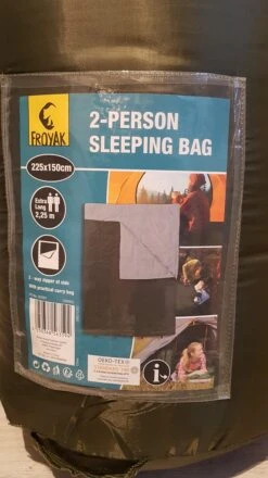 Froyak - 2-persoons Slaapzak XXL Groen 225 X 150 Cm - 2 Persoons Slaapzak Envelop Model Extra Large 10 Froyak - 2-persoons Slaapzak XXL Groen 225 X 150 Cm - 2 Persoons Slaapzak Envelop Model Extra Large -Buiten Kampeer Aanbieding 674x1200 6