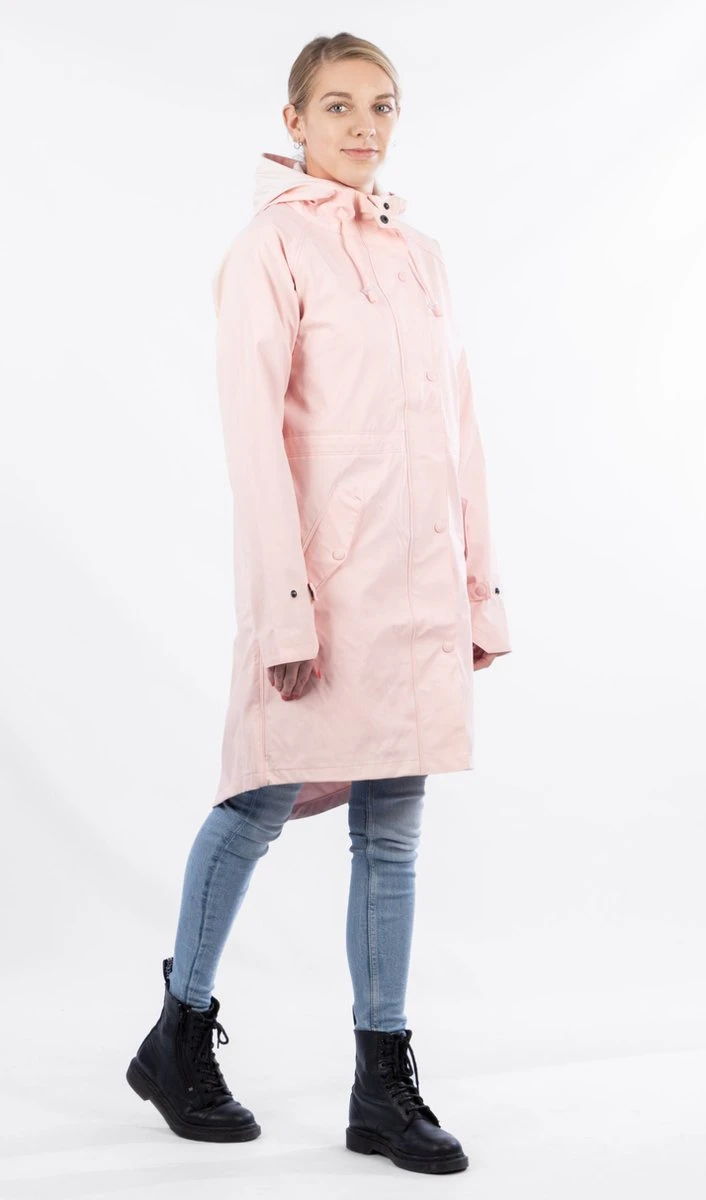 Ralka Regenjas Dames - Mizzle - Lichtroze - Maat 44 3 Ralka Regenjas Dames - Mizzle - Lichtroze - Maat 44 - Afbeelding 3