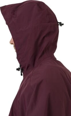 AGU Grant Regenponcho Essential Unisex - Bordeaux - One Size - Dames & Heren - Waterdicht & Ademend -Buiten Kampeer Aanbieding 733x1200