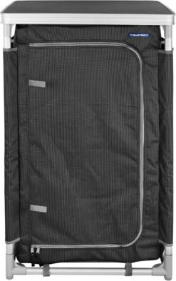 Campart Campingkast CU-0719 – Opvouwbaar En Verstelbaar - 4 Verstelbare Poten - 3 Lagen - Aluminium Frame - Grijs -Buiten Kampeer Aanbieding 753x1200 1