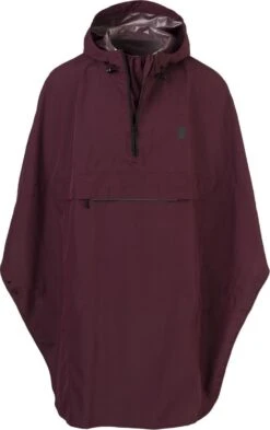 AGU Grant Regenponcho Essential Unisex - Bordeaux - One Size - Dames & Heren - Waterdicht & Ademend -Buiten Kampeer Aanbieding 755x1200 1