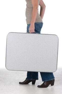 Merkloos Campingtafel - Opklapbaar - 75 X 55 X 70 Cm - Compact - Met Handvat -Buiten Kampeer Aanbieding 798x1200
