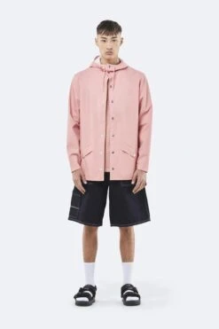 Rains Jacket 1201 Regenjas Vrouwen - Roze - Maat XXS/ XS -Buiten Kampeer Aanbieding 799x1200 24