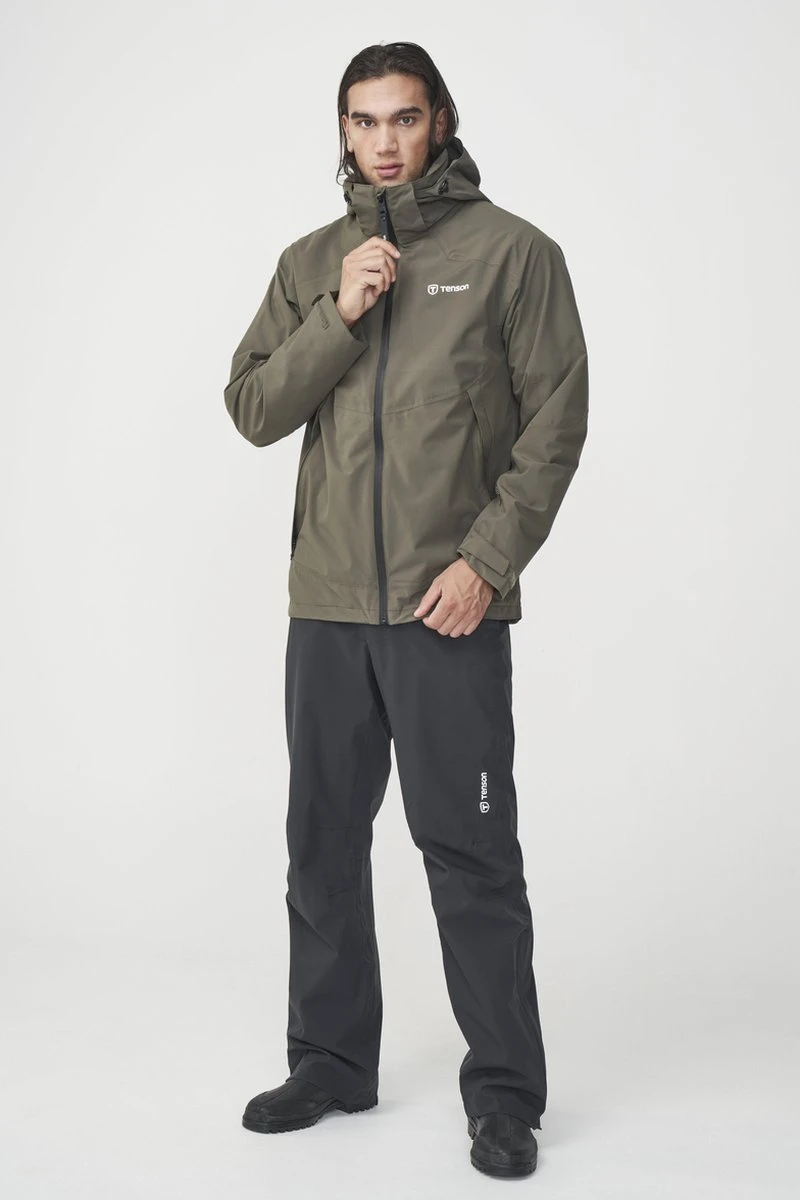 Tenson Hurricane Xp Set M - Regenpak - Heren - Grape Leaf - Maat S 1 Tenson Hurricane Xp Set M - Regenpak - Heren - Grape Leaf - Maat S