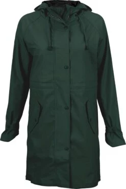 Ralka Regenjas Dames - Mizzle - Donkergroen - Maat 42