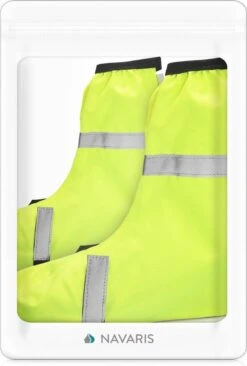 Navaris Overschoenen - 1 Paar Uniseks Schoenovertrekken - Waterdicht & Reflecterend - Beschermt Tegen Regen En Vuil - Verschillende Maten -Buiten Kampeer Aanbieding 809x1200 1