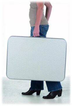 Merkloos Aluminium Inklapbare Tuintafel - Campingtafel - 80x60x68 Cm -Buiten Kampeer Aanbieding 818x1200 2