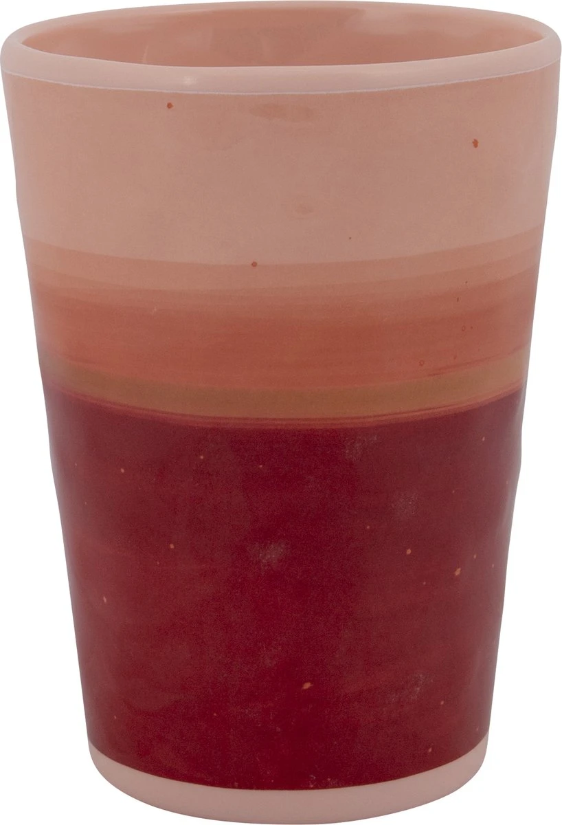 Bo-Camp - Beker - Halo - 400 Ml - 4 Stuks - Terra 2 Bo-Camp - Beker - Halo - 400 Ml - 4 Stuks - Terra - Afbeelding 2