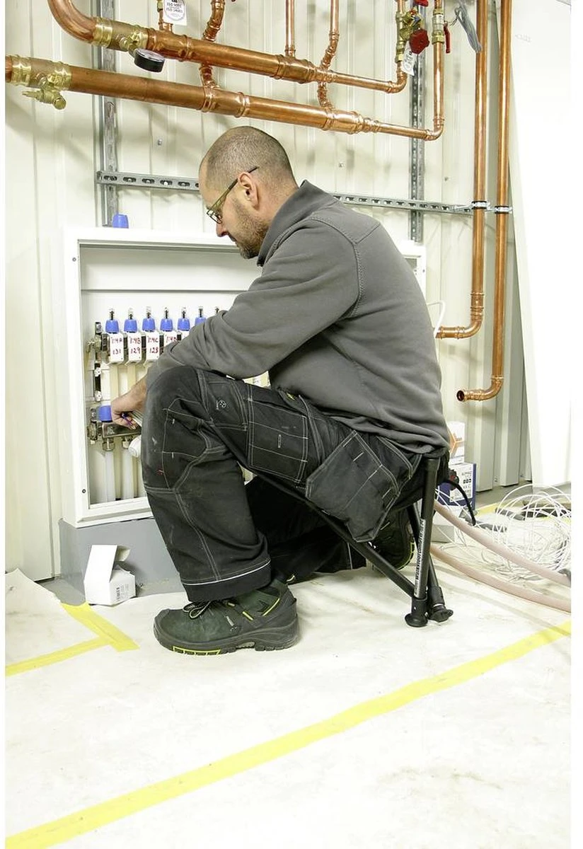 Walkstool - 3-Poots Krukje - Comfort 55 Cm - Verstelbaar - Zwart 10 Walkstool - 3-Poots Krukje - Comfort 55 Cm - Verstelbaar - Zwart - Afbeelding 10