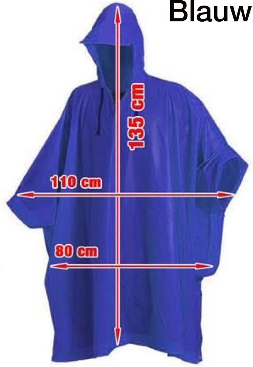 Merkloos 2 IN 1 Poncho En Telefoontas - Luxe Blauw Regenjas-Waterafstotend-Lang Model 135 Cm-Met Koortjes En Ritssluiting-Inclusief Opberg Tas-Geschikt Voor Wandelen, Fietsen, Werk, Hiken En Meer-Regen-Telefoontasje Voor Op De Fiets–Fiets Telefoonhouder–Smart 3 Merkloos 2 IN 1 Poncho En Telefoontas - Luxe Blauw Regenjas-Waterafstotend-Lang Model 135 Cm-Met Koortjes En Ritssluiting-Inclusief Opberg Tas-Geschikt Voor Wandelen, Fietsen, Werk, Hiken En Meer-Regen-Telefoontasje Voor Op De Fiets–Fiets Telefoonhouder–Smart - Afbeelding 3
