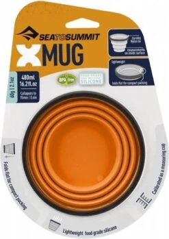 Sea To Summit X-Mug - Campingservies Inklapbaar - Mok - Oranje - 110mm -Buiten Kampeer Aanbieding 850x1200