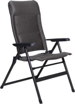 Travellife Barletta Comfort Stoel Antraciet / Donkergrijs -Buiten Kampeer Aanbieding 875x1200 1