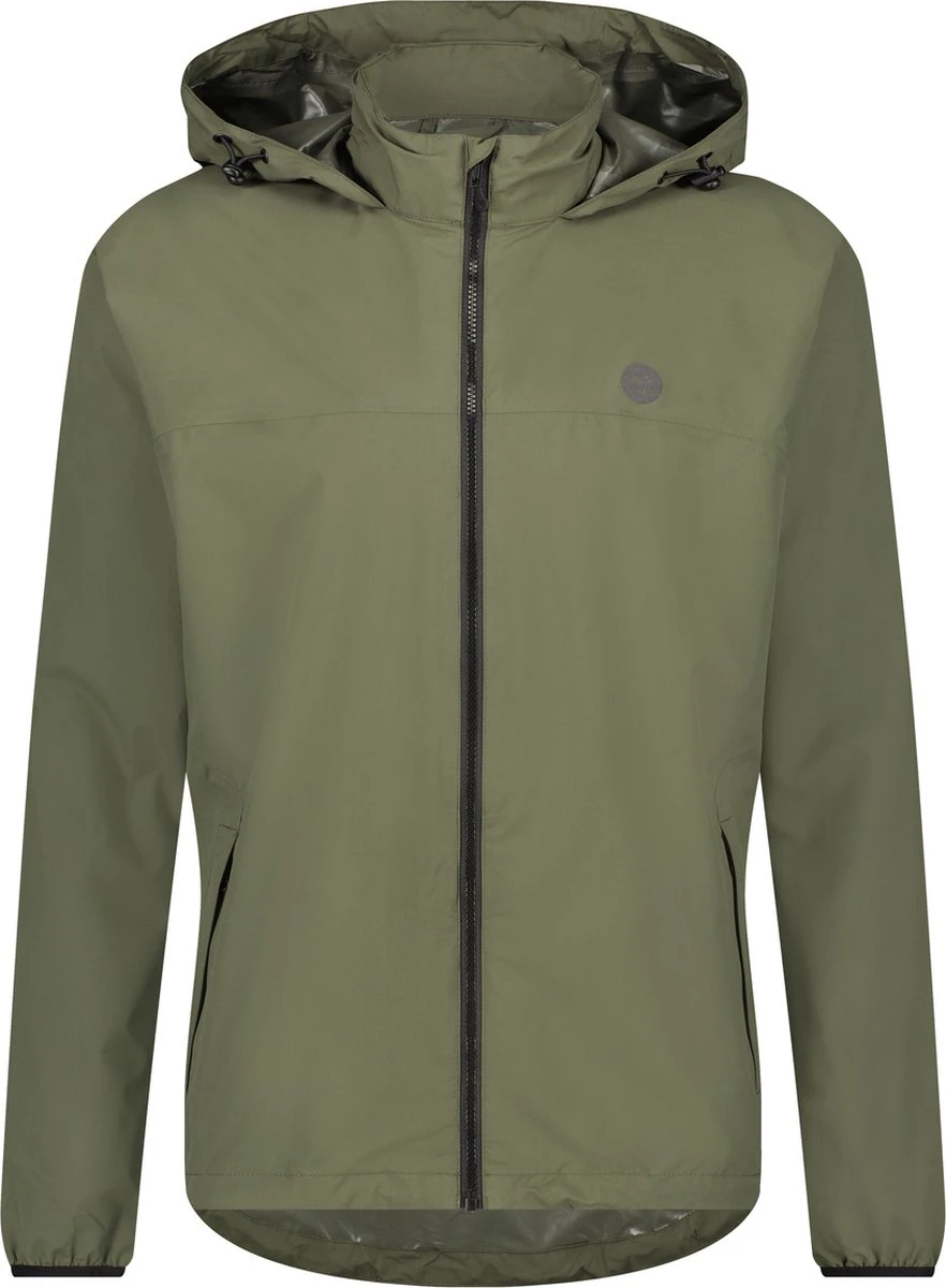 AGU GO Regenpak Essential Dames & Heren - Groen - M - Waterdicht & Ademend 2 AGU GO Regenpak Essential Dames & Heren - Groen - M - Waterdicht & Ademend - Afbeelding 2