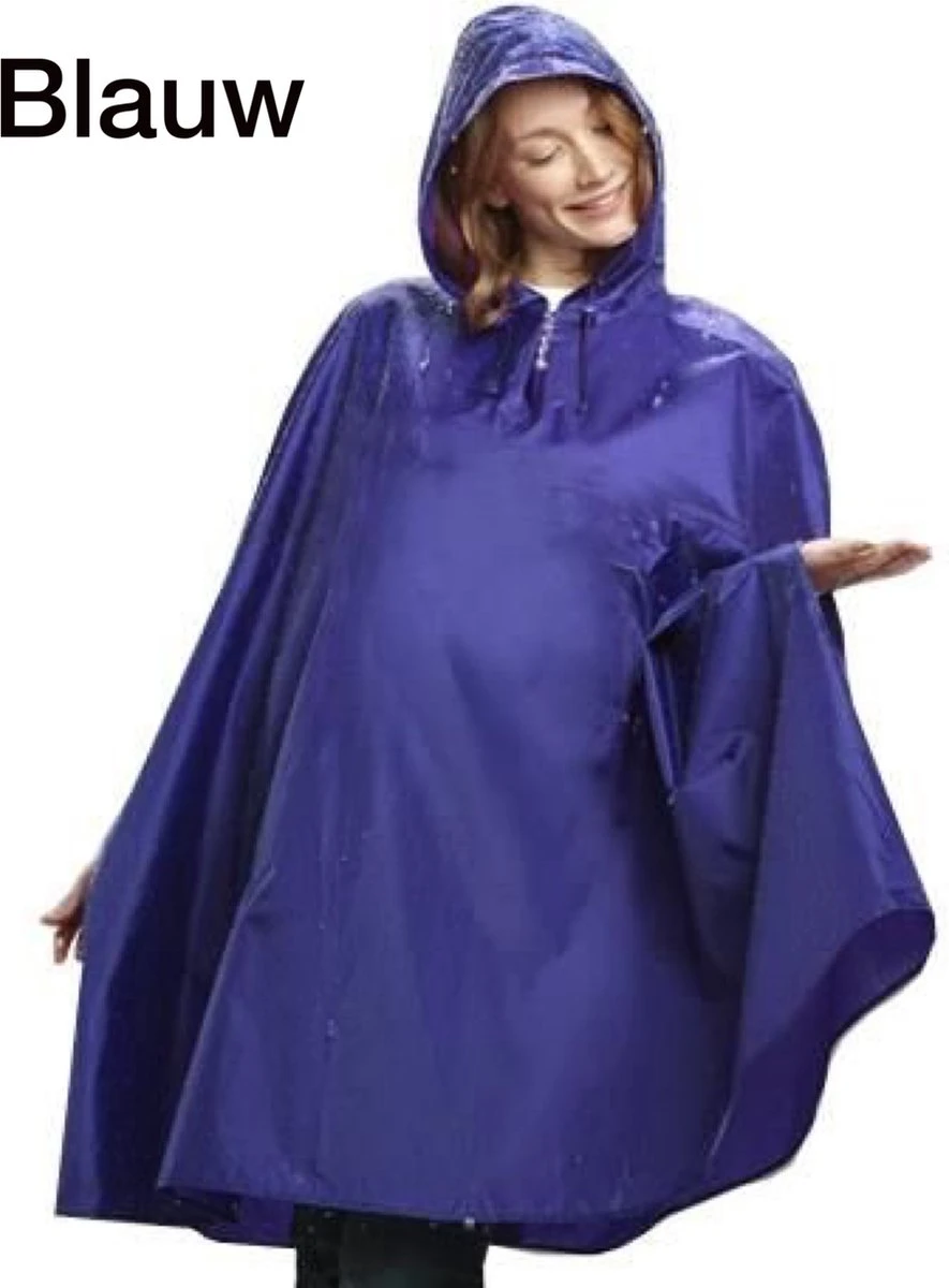 Merkloos 2 IN 1 Poncho En Telefoontas - Luxe Blauw Regenjas-Waterafstotend-Lang Model 135 Cm-Met Koortjes En Ritssluiting-Inclusief Opberg Tas-Geschikt Voor Wandelen, Fietsen, Werk, Hiken En Meer-Regen-Telefoontasje Voor Op De Fiets–Fiets Telefoonhouder–Smart 2 Merkloos 2 IN 1 Poncho En Telefoontas - Luxe Blauw Regenjas-Waterafstotend-Lang Model 135 Cm-Met Koortjes En Ritssluiting-Inclusief Opberg Tas-Geschikt Voor Wandelen, Fietsen, Werk, Hiken En Meer-Regen-Telefoontasje Voor Op De Fiets–Fiets Telefoonhouder–Smart - Afbeelding 2