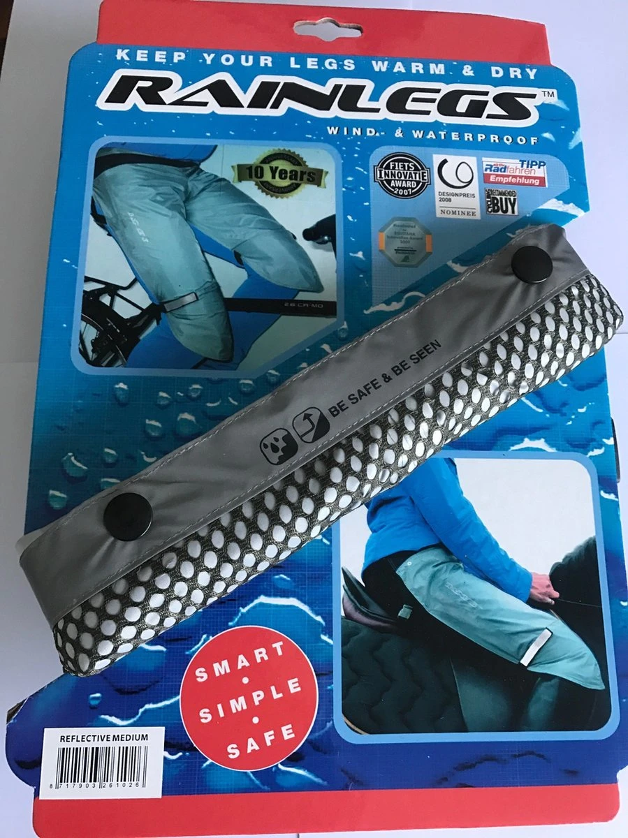 Rainlegs - Regenbroek Reflective Grijs - Maat Large 4 Rainlegs - Regenbroek Reflective Grijs - Maat Large - Afbeelding 4