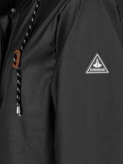 BJØRNSON Släppa PU Parka Jas / Regenjas Dames - Waterdicht - Maat 46 - Zwart -Buiten Kampeer Aanbieding 900x1200 123