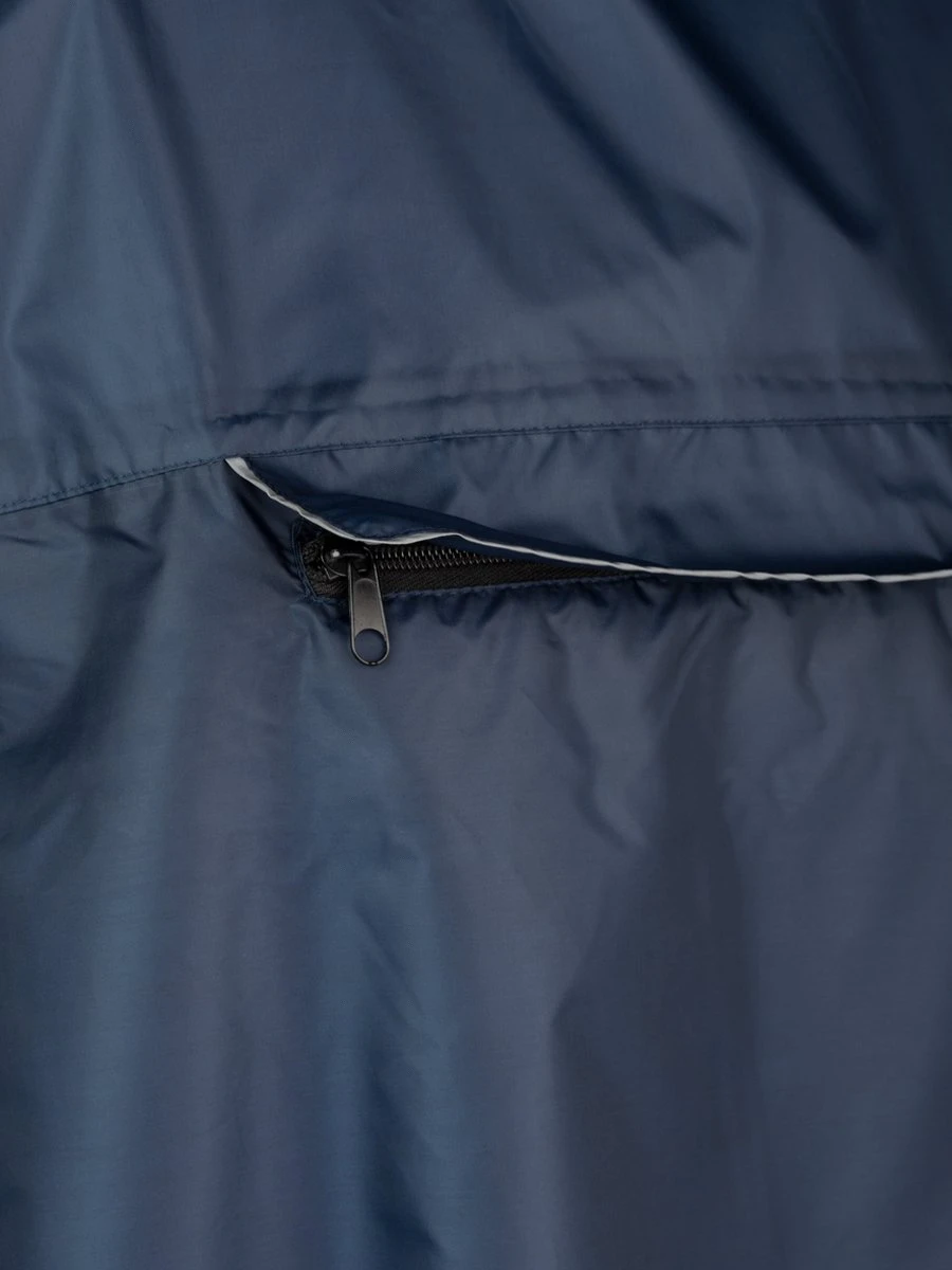 BJØRNSON Haps Regenponcho Fiets Dames & Heren - Fietsponcho - Donkerblauw 7 BJØRNSON Haps Regenponcho Fiets Dames & Heren - Fietsponcho - Donkerblauw - Afbeelding 7